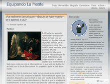 Tablet Screenshot of equipandolamente.com